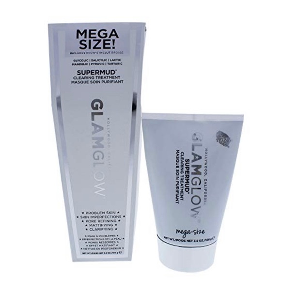 🆕GlamGlow SuperMud Clearing Treatment Mega Size Mask 3.5 oz - Picture 3 of 10